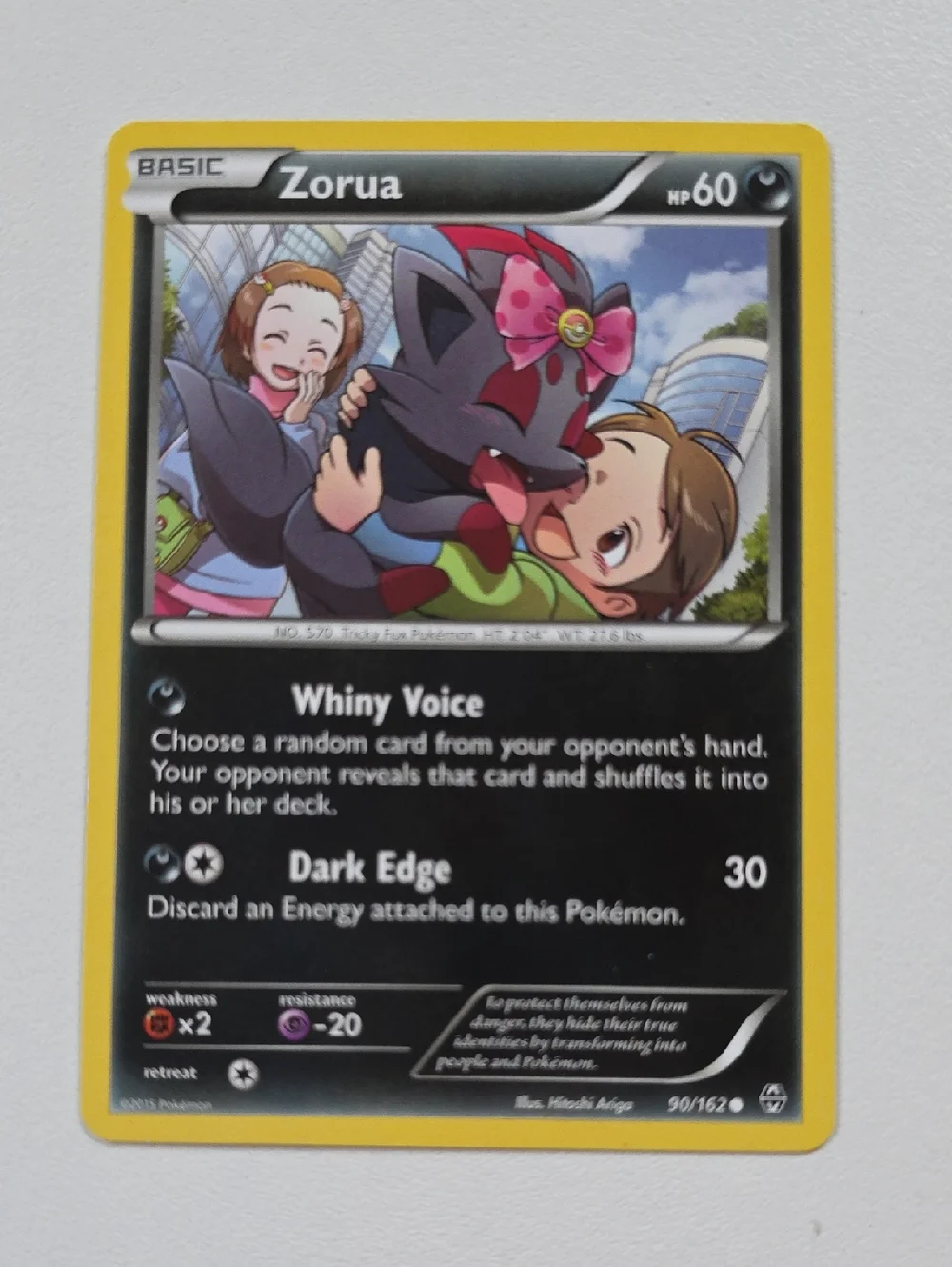 Pokemon Zorua Cards